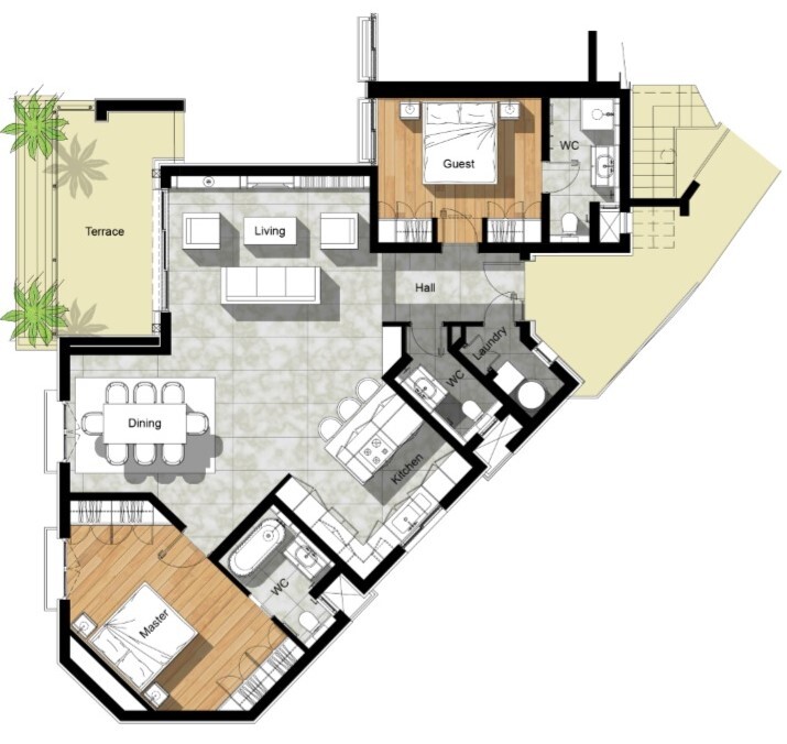 Portomaso Finished Apartment's Image 11