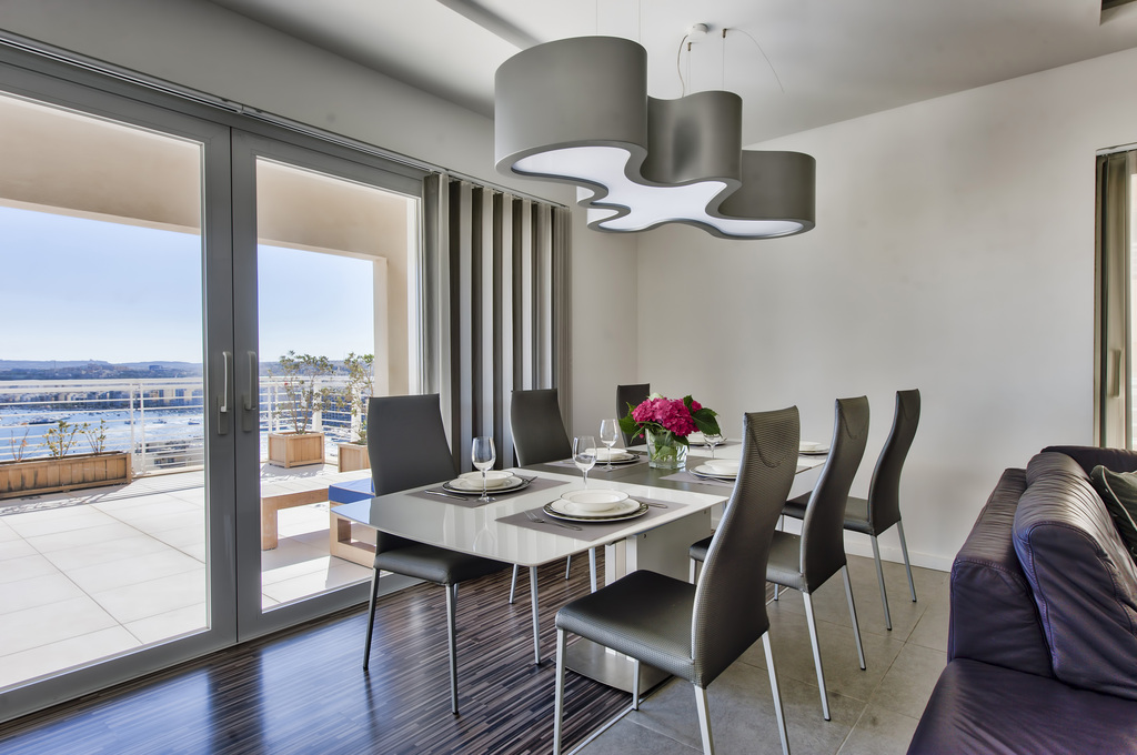 modern apartment with views