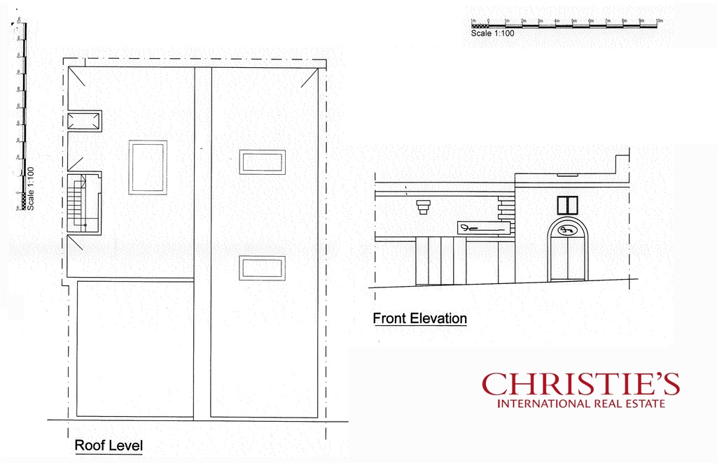 Roof Level & Front Elevation Luqa warehouse plans_page-0001