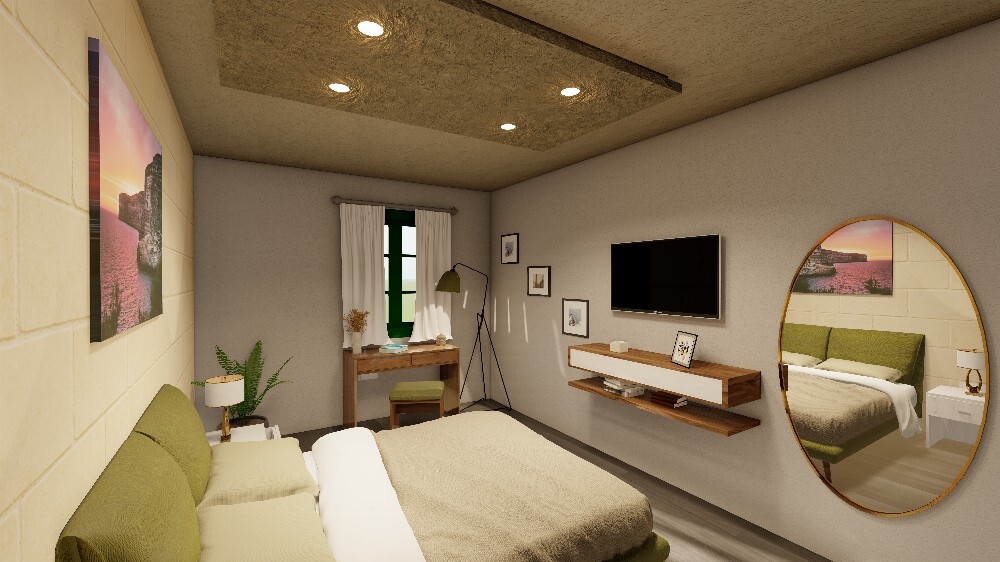 Xewkija-Shell-Form-Terraced-house-Bedroom-Oyster-Christies