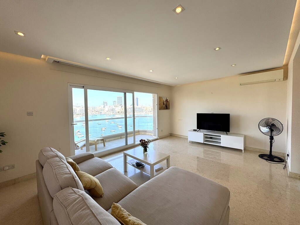 Sliema-apartment-seafront-with-balcony-For-rent-Christies-Malta