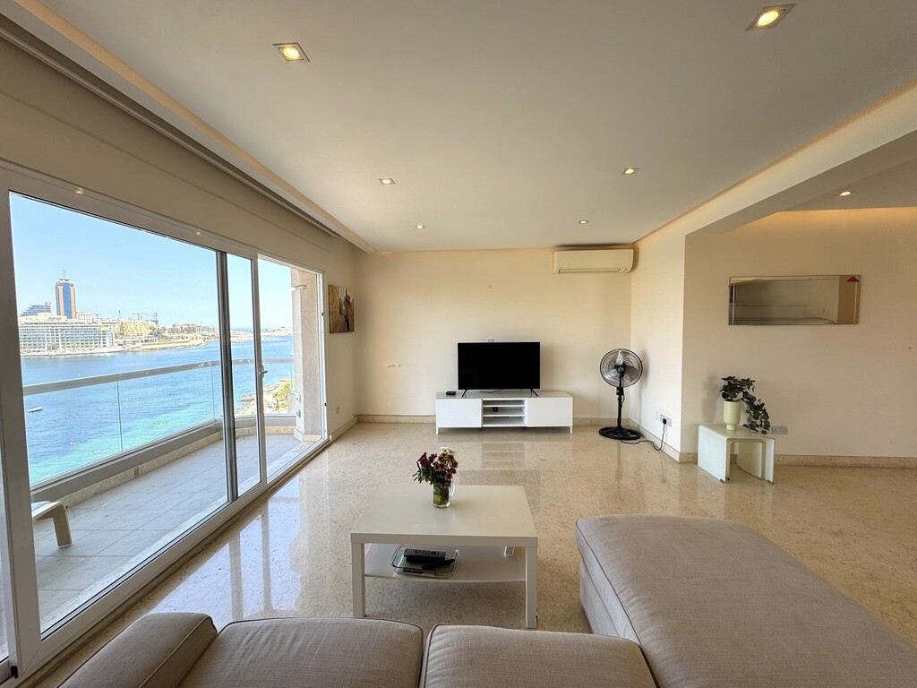 Sliema-seafront-apartment-three-bedrooms-to let-Christies-Malta